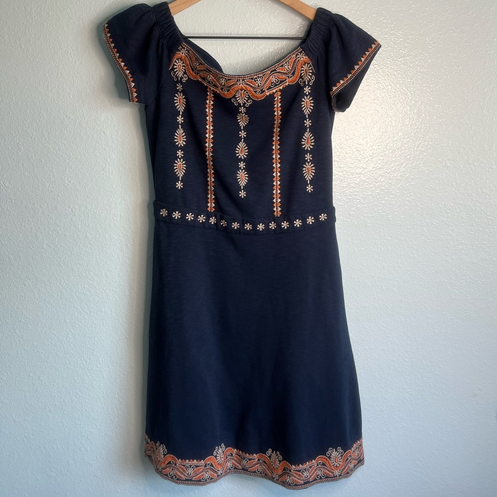 Tory Burch Nell Embroidered Dress Size XS